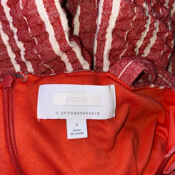 Anthropologie Robin Cropped Wide-Leg Red Jumpsuit - Picture 12 of 14